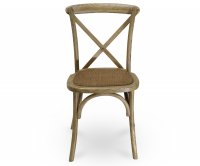 "Cross" Shabby Wooden Chair